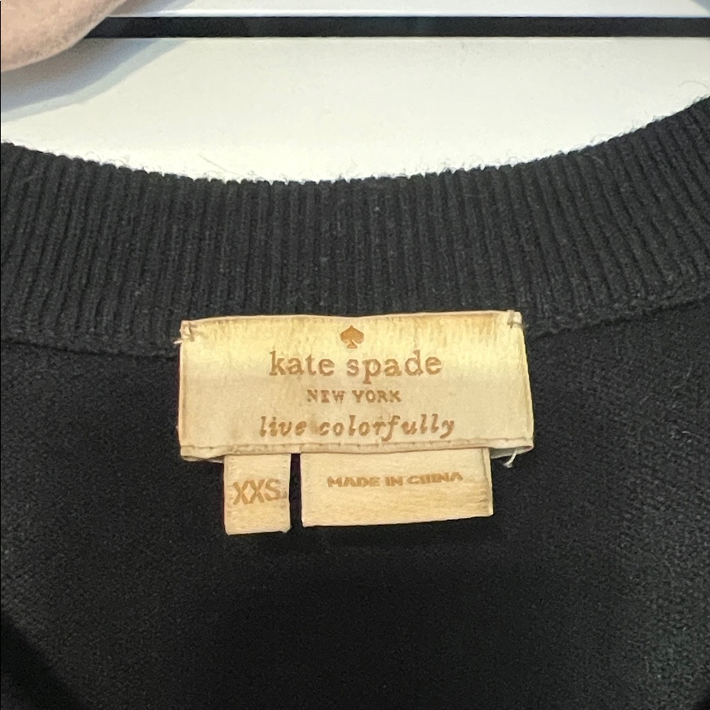 kate spade Black Button-Up Sweater